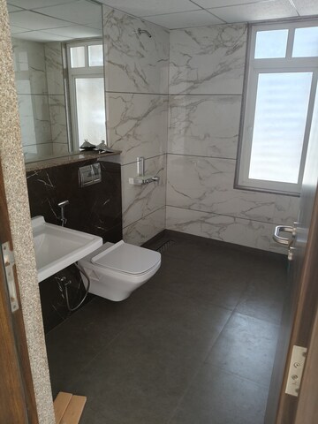 Bathroom in 3 BHK Apartment at Kumar Princetown Royal, Undri – for Rent