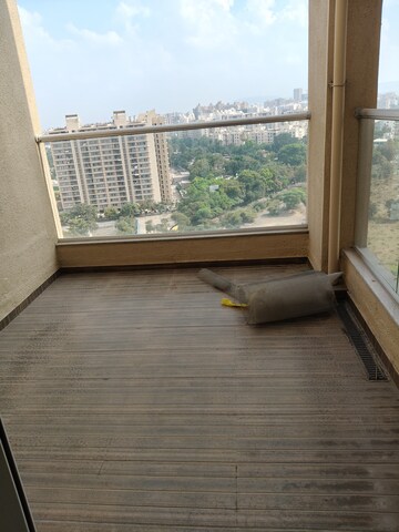 Balcony in 3 BHK Apartment at Kumar Princetown Royal, Undri – for Rent