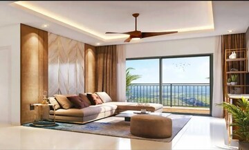 Living Room in 3 BHK Apartment at Yeshwanthpur – for Sale