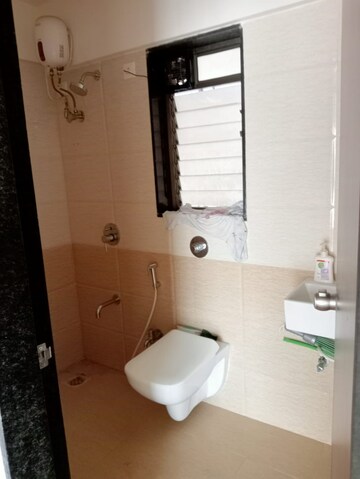 Bathroom in 2 BHK Apartment at Sethia Kalpavruksh Heights, Kandivali West – for Rent