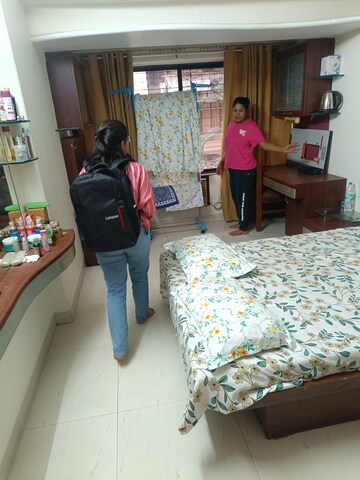 Master Bedroom in 1 BHK Apartment at Liberty CHS, Vashi Sector 17 – for Rent
