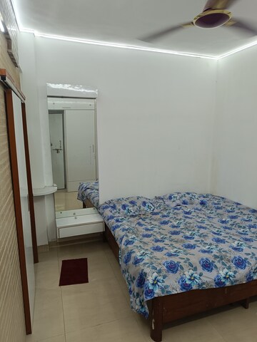 Bedroom in 2 BHK Apartment at Krishnakamal CHS, Sector 21 – for Rent