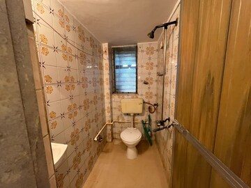 Bathroom in 3 BHK Apartment at Raj Rahul Apartment, Juhu – for Sale