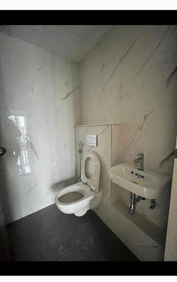 Bathroom in 2 BHK Apartment at Reliable Balaji Aura, Taloja – for Rent