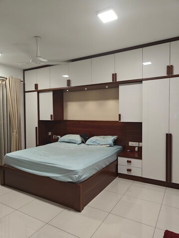 Bedroom in 2 BHK Apartment at Puravankara Palm Beach, Hennur – for Rent