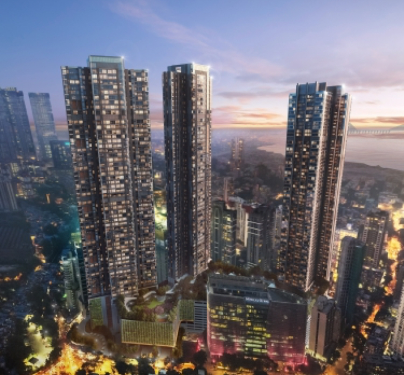 3 BHK Apartment For Sale in Rustomjee Crown