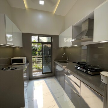 Kitchen in 1 BHK Apartment at SPM Midtown, Shirgaon – for Sale