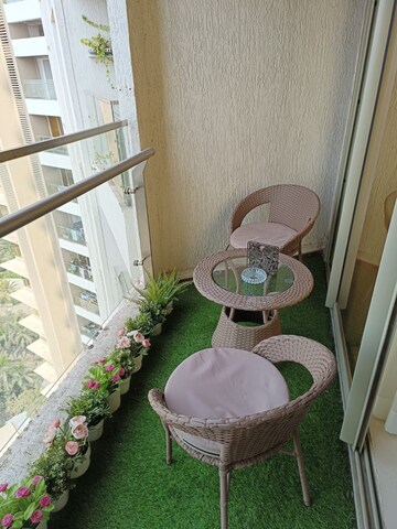 Balcony in 3 BHK Apartment at Andheri West – for Rent
