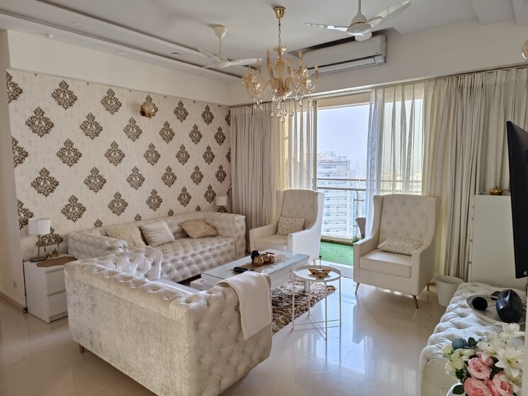 Living Room, transcon-triumph-tower 3 Bedroom 2100 Sq.Ft. Apartment In Andheri West Mumbai 7904183