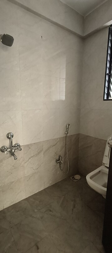 Bathroom in 3 BHK Apartment at Konnark  Sai Krupa Premises, Kharghar – for Rent