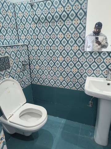 Bathroom in 3 BHK Builder Floor at Dehradun Cantt – for Rent