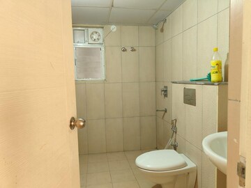Bathroom in 3 BHK Apartment at Mahaveer Celesse, Hunasamaranahalli – for Rent