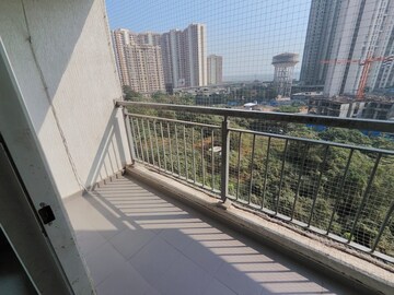 Balcony in 3 BHK Apartment at Godrej Emerald, Ghodbunder Road – for Rent