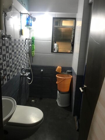 Attached Bathroom in 2 BHK Apartment at Daffodil CHS Ganeshwadi, Ganeshwadi – for Sale