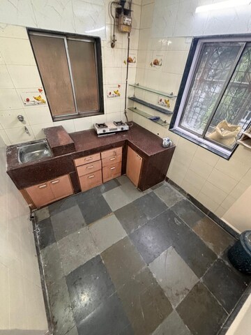 Kitchen in 1 BHK Apartment at Yamuna CHS, Charai – for Rent