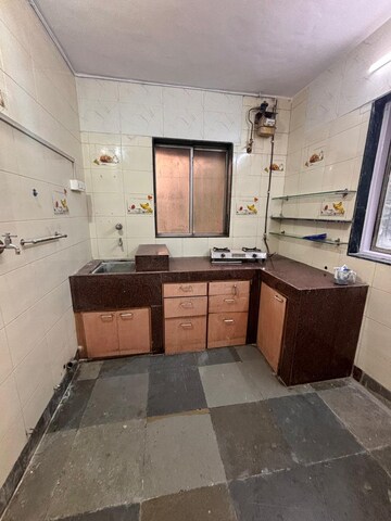 Kitchen in 1 BHK Apartment at Yamuna CHS, Charai – for Rent