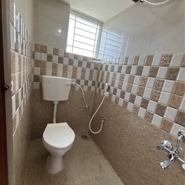 Bathroom in 1 RK Builder Floor at Whitefield – for Rent
