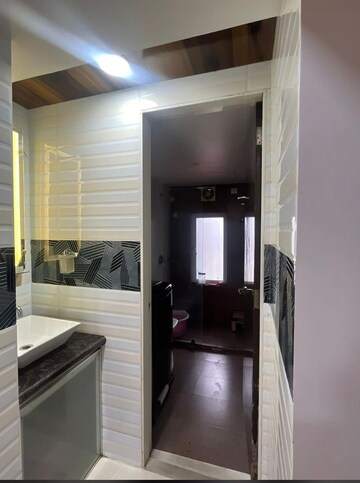 Bathroom in 3 BHK Apartment at RNA Courtyard, Mira Road – for Rent