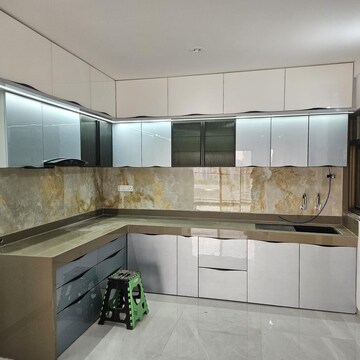 Kitchen in 3 BHK Apartment at Oxy Beaumonde, Viman Nagar – for Rent