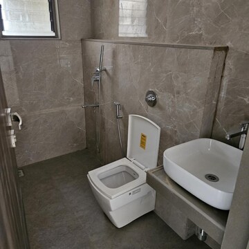 Bathroom in 3 BHK Apartment at Oxy Beaumonde, Viman Nagar – for Rent