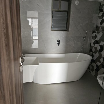 Bathroom in 3 BHK Apartment at Oxy Beaumonde, Viman Nagar – for Rent