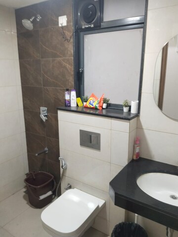 Bathroom in 2 BHK Apartment at Shapoorji Pallonji Epsilon, Kandivali East – for Rent