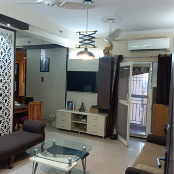Living Room in 3 BHK Apartment at Gardenia Golf City, Sector 76 – for Rent