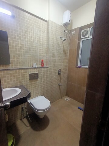 Bathroom in 3 BHK Apartment at Runwal Greens Pinewood, Mulund West – for Rent