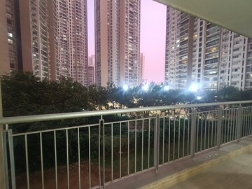 Balcony in 3 BHK Apartment at Runwal Greens Pinewood, Mulund West – for Rent
