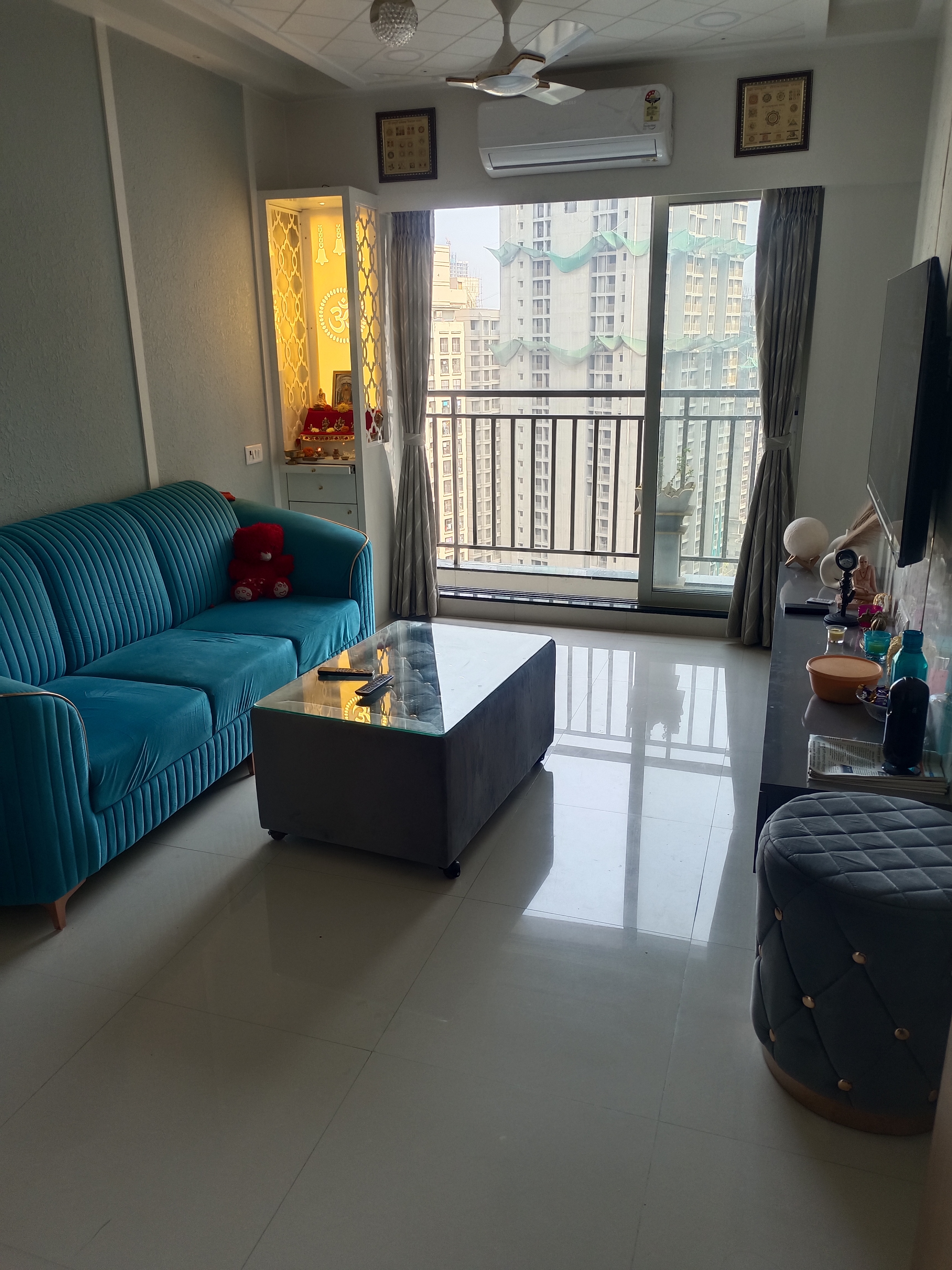 2 BHK + Study Room Apartment For Sale in Ashar Metro Towers