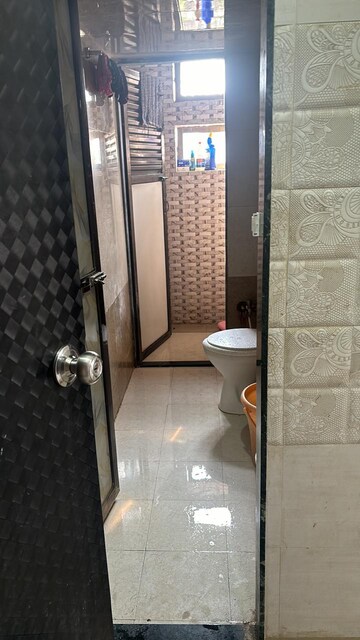 Bathroom in 2 BHK Apartment at Ashwa Heights, Mulund West – for Rent