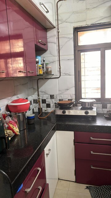 Kitchen in 2 BHK Apartment at Ashwa Heights, Mulund West – for Rent