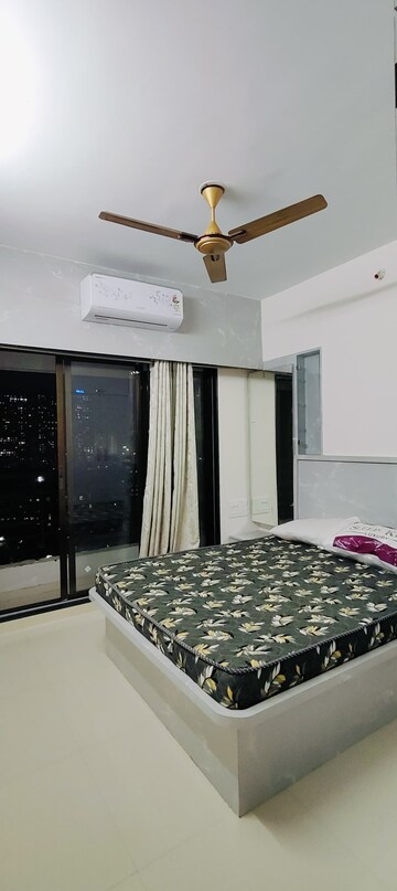 Bedroom in 2 BHK Apartment at Sanghvi Ecocity Woods, Mahajanwadi – for Rent
