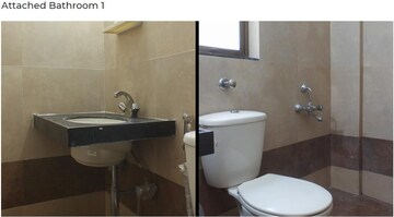 Bathroom in 2 BHK Apartment at Gulmohar Goldcoast, Kharadi – for Rent