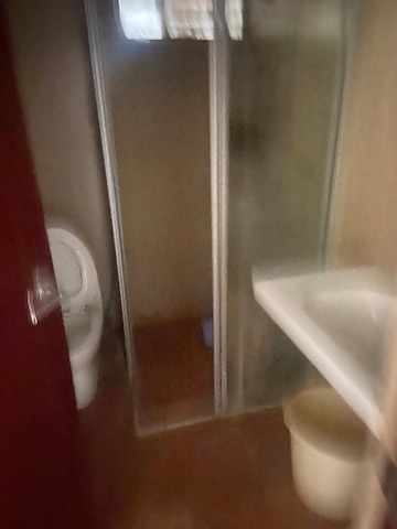 Bathroom in 3 BHK Apartment at Hill County, Bachupally – for Rent