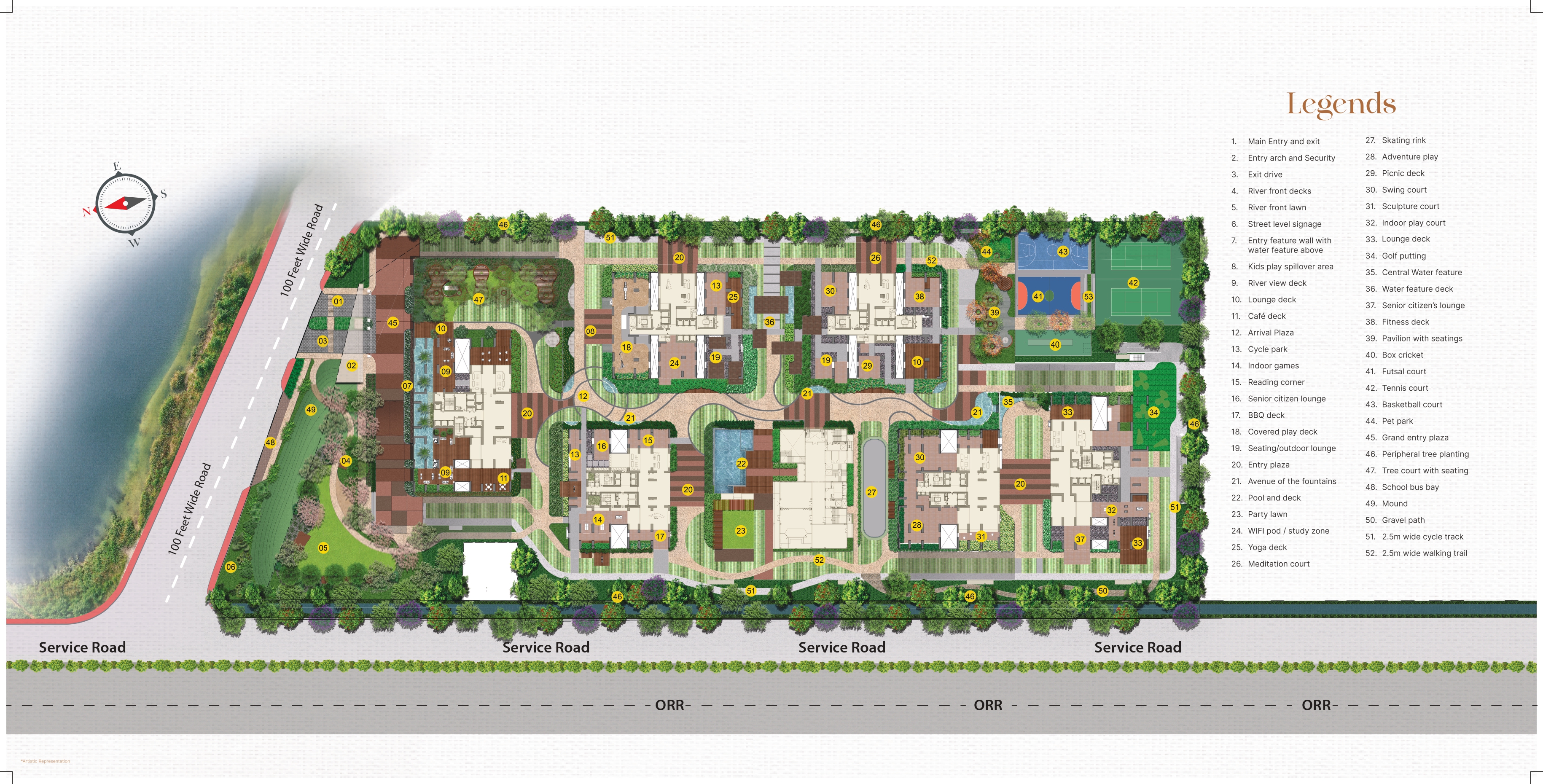 4 BHK + Study Room Apartment For Sale in Rajapushpa Infina