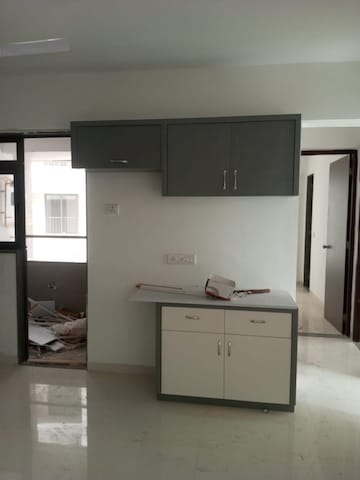 Kitchen in 3 BHK Apartment at Near Vaishno Devi Circle On Sg Highway – for Rent