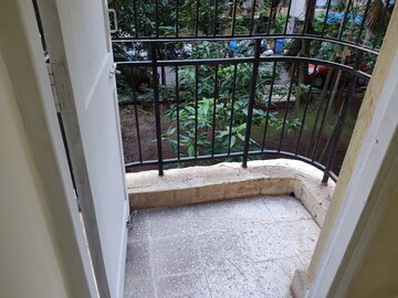 Balcony in 1 RK Apartment at Amaltas CHS Vasant Vihar, Vasant Vihar – for Rent