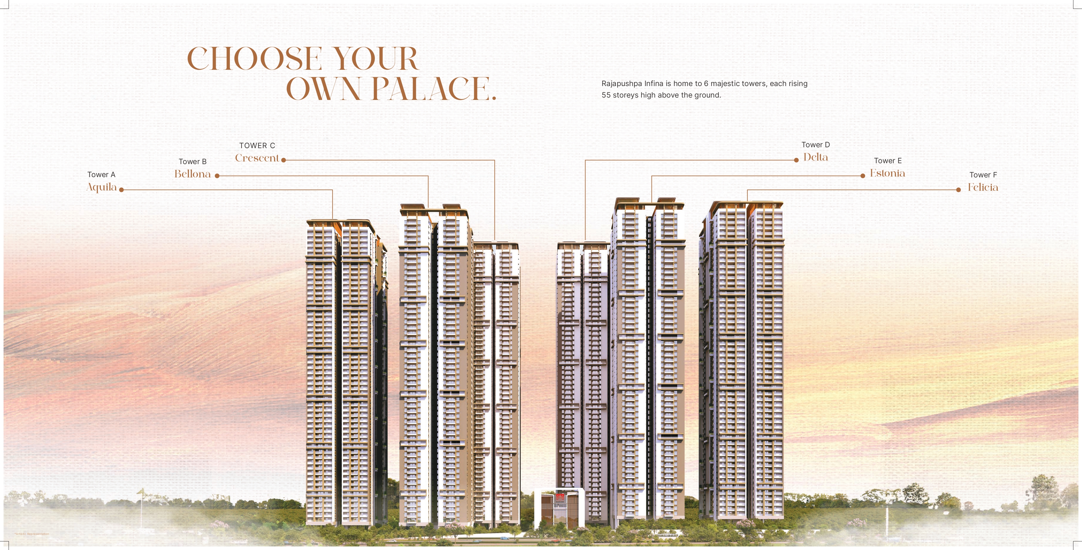 4 BHK + Study Room Apartment For Sale in Rajapushpa Infina