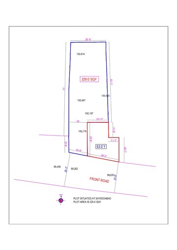 Plot For Resale in Saidabad Hyderabad  7907534