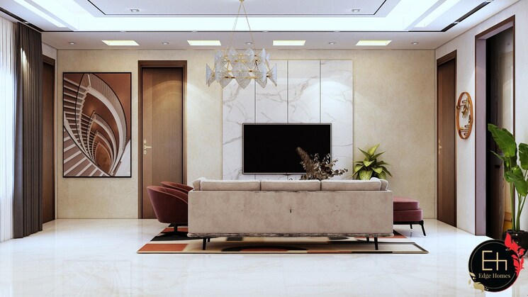 Living Room, sector 85 3 Bedroom 250 Sq.Yd. Builder Floor In Sector 85 Faridabad 7907613