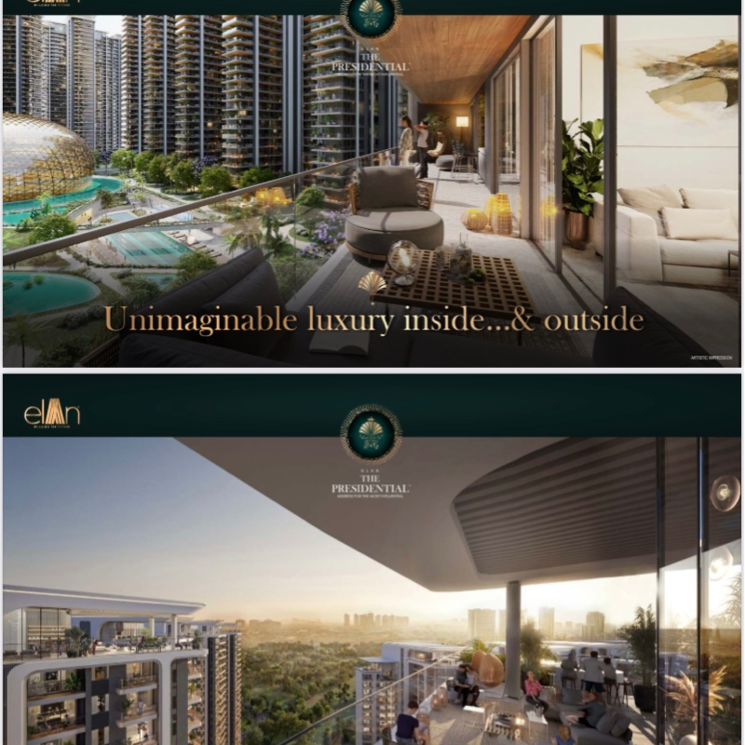 Exterior View, elan-the-presidential 5 Bedroom 6000 Sq.Ft. Apartment In Sector 106 Gurgaon 7907646