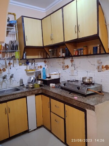 Kitchen in 2 BHK Builder Floor at Dwarka Mor – for Rent