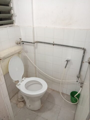 Bathroom in 1 RK Apartment at Navbharat Sahyog CHS, Goregaon East – for Rent