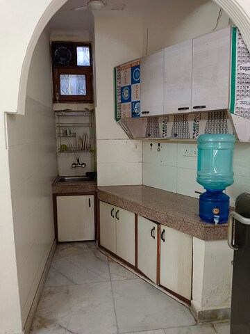 Kitchen in 1 BHK Builder Floor at Lajpat Nagar – for Rent