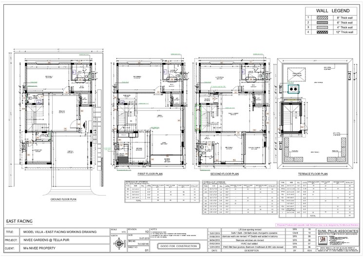 Floor Plan, tellapur 4 Bedroom 4300 Sq.Ft. Villa In Tellapur Hyderabad 7908030