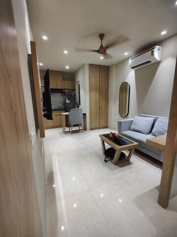 Living Room in 1 BHK Apartment at Omaxe The Nile, Sector 49 – for Rent