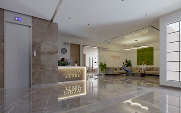 Building Lobby in 3 BHK Apartment at Shree Param Abode, Gulbai Tekra – for Sale