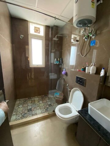 Bathroom in 1 BHK Apartment at Lanco Hills Apartments, Manikonda – for Rent