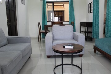 Living Room in 1 BHK Apartment at Candolim – for Rent
